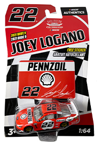 2017 Joey Logano #22 Pennzoil Ford Fusion 1/64 Nascar Authentics Wave 9 